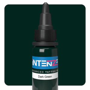 Dark Green Tattoo Ink 1 Oz